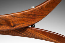 Load image into Gallery viewer, Mid-Century Modern Sculptural Coffee Table in Walnut w/ Kidney-Shaped Glass Top by Forest Wilson, USA, c. 1960's-ABT Modern