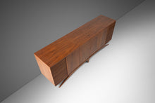 Load image into Gallery viewer, Mid Century Modern Sculptural Credenza / Stereo Cabinet in Walnut in the Manner of Vladimir Kagan, USA, c 1960s-ABT Modern