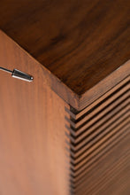 Load image into Gallery viewer, Mid Century Modern Sculptural Credenza / Stereo Cabinet in Walnut in the Manner of Vladimir Kagan, USA, c 1960s-ABT Modern