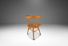 Load image into Gallery viewer, Mid-Century Modern Shaker Side Spindle Chair in Solid Oak After George Nakashima for Knoll, USA, c. 1960s-ABT Modern