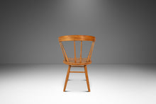 Load image into Gallery viewer, Mid-Century Modern Shaker Side Spindle Chair in Solid Oak After George Nakashima for Knoll, USA, c. 1960s-ABT Modern