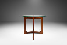 Load image into Gallery viewer, Mid-Century Modern Side / Accent Table in Walnut w/ Glass Top by Adrian Pearsall for Craft Associates, USA, c. 1960's-ABT Modern