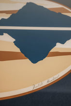 Load image into Gallery viewer, Mid-Century Modern Signed "Reflections" Silhouette Serigraph Embossed Framed Art by Judith Hendler, USA, c. 1980s-ABT Modern