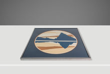 Load image into Gallery viewer, Mid-Century Modern Signed "Reflections" Silhouette Serigraph Embossed Framed Art by Judith Hendler, USA, c. 1980s-ABT Modern