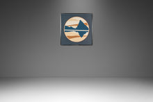 Load image into Gallery viewer, Mid-Century Modern Signed "Reflections" Silhouette Serigraph Embossed Framed Art by Judith Hendler, USA, c. 1980s-ABT Modern