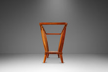 Load image into Gallery viewer, Mid-Century Modern Spindle Magazine Rack / Book Rack in Solid Black Cherry Wood, USA, c. 1960s-ABT Modern