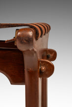 Load image into Gallery viewer, Mid-Century Modern Tooled Embossed Leather Sling Ottoman / Footstool in Original Condition by Angel Pazmino, Ecuador, c. 1960s-ABT Modern