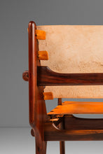 Load image into Gallery viewer, Mid Century Modern Tooled Leather Sling / Safari Lounge Chair by Angel Pazmino, Ecuador, c. 1960s-ABT Modern