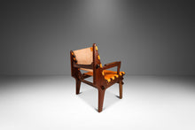 Load image into Gallery viewer, Mid Century Modern Tooled Leather Sling / Safari Lounge Chair by Angel Pazmino, Ecuador, c. 1960s-ABT Modern