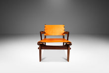 Load image into Gallery viewer, Mid Century Modern Tooled Leather Sling / Safari Lounge Chair by Angel Pazmino, Ecuador, c. 1960s-ABT Modern