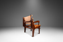 Load image into Gallery viewer, Mid-Century Modern Tooled Leather Sling Safari / Lounge Chair by Angel Pazmino, Ecuador, c. 1960s-ABT Modern
