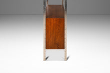 Load image into Gallery viewer, Mid-Century Modern Wall Unit / Bookcase / Display Cabinet in Walnut & Stainless Steel by Jack Cartwright for Founders, USA, c. 1960s-ABT Modern