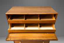 Load image into Gallery viewer, Mid Century Modern Walnut Tall Boy Five Drawer Dresser by Kipp Stewart for Drexel Declaration, USA, c. 1960s-ABT Modern