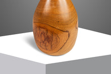 Load image into Gallery viewer, Mid-Century Modern Wood-Turned Hand Sculpted Vase in Solid Teak & Burlwood, USA, c. 1970's-ABT Modern