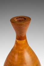 Load image into Gallery viewer, Mid-Century Modern Wood-Turned Hand Sculpted Vase in Solid Teak & Burlwood, USA, c. 1970's-ABT Modern