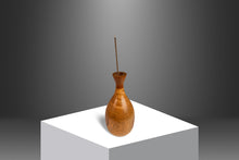 Load image into Gallery viewer, Mid-Century Modern Wood-Turned Hand Sculpted Vase in Solid Teak & Burlwood, USA, c. 1970's-ABT Modern
