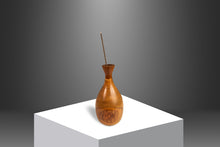 Load image into Gallery viewer, Mid-Century Modern Wood-Turned Hand Sculpted Vase in Solid Teak & Burlwood, USA, c. 1970's-ABT Modern