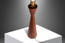 Load image into Gallery viewer, Mid-Century Modern Wood-Turned Hourglass Table Lamp in Solid Walnut Attributed to Phillip Lloyd Powell, USA, c. 1960's-ABT Modern
