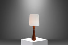 Load image into Gallery viewer, Mid-Century Modern Wood-Turned Hourglass Table Lamp in Solid Walnut Attributed to Phillip Lloyd Powell, USA, c. 1960's-ABT Modern