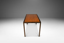 Load image into Gallery viewer, Mid-Century Modern Writers Desk in Oak w/ Acid Etched Bronze Frame by Harry Lunstead Designs, USA, c. 1970's-ABT Modern