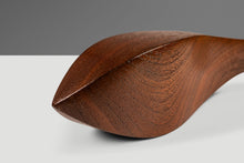 Load image into Gallery viewer, Mid-Century Organic Modern Abstract Hand-Carved Fish / Whale Sculpture in Solid Teak, USA, c. 1960's-ABT Modern