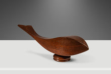 Load image into Gallery viewer, Mid-Century Organic Modern Abstract Hand-Carved Fish / Whale Sculpture in Solid Teak, USA, c. 1960's-ABT Modern