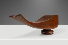 Load image into Gallery viewer, Mid-Century Organic Modern Abstract Hand-Carved Fish / Whale Sculpture in Solid Teak, USA, c. 1960's-ABT Modern