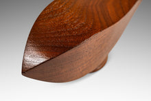 Load image into Gallery viewer, Mid-Century Organic Modern Abstract Hand-Carved Fish / Whale Sculpture in Solid Teak, USA, c. 1960's-ABT Modern