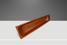 Load image into Gallery viewer, Mid-Century Organic Modern Elongated Serving Tray / Catch-All Hand-Carved from Solid Teak, c. 1970s-ABT Modern
