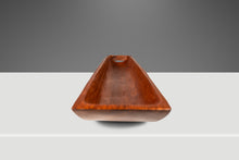 Load image into Gallery viewer, Mid-Century Organic Modern Elongated Serving Tray / Catch-All Hand-Carved from Solid Teak, c. 1970s-ABT Modern