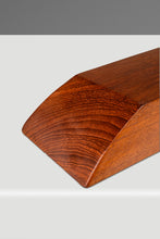 Load image into Gallery viewer, Mid-Century Organic Modern Elongated Serving Tray / Catch-All Hand-Carved from Solid Teak, c. 1970s-ABT Modern