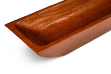 Load image into Gallery viewer, Mid-Century Organic Modern Elongated Serving Tray / Catch-All Hand-Carved from Solid Teak, c. 1970s-ABT Modern
