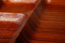 Load image into Gallery viewer, Mid-Century Organic Modern Serving Tray / Catchall Carved from Solid Burmese Teak, c. 1970s-ABT Modern