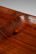 Load image into Gallery viewer, Mid-Century Organic Modern Serving Tray / Catchall Carved from Solid Burmese Teak, c. 1970s-ABT Modern