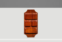 Load image into Gallery viewer, Mid-Century Organic Modern Serving Tray / Catchall Carved from Solid Burmese Teak, c. 1970s-ABT Modern