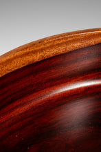 Load image into Gallery viewer, Mid-Century Organic Modern Wood-Turned Hand-Crafted Serving Bowl in Solid Mahogany, c. 1970s-ABT Modern