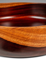 Load image into Gallery viewer, Mid-Century Organic Modern Wood-Turned Hand-Crafted Serving Bowl in Solid Mahogany, c. 1970s-ABT Modern