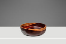 Load image into Gallery viewer, Mid-Century Organic Modern Wood-Turned Hand-Crafted Serving Bowl in Solid Mahogany, c. 1970s-ABT Modern