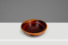 Load image into Gallery viewer, Mid-Century Organic Modern Wood-Turned Hand-Crafted Serving Bowl in Solid Mahogany, c. 1970s-ABT Modern