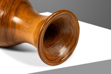 Load image into Gallery viewer, Mid-Century Organic Modern Wood-Turned Hand Sculpted Vase in Solid Honey Oak, USA, c. 1970's-ABT Modern