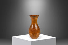 Load image into Gallery viewer, Mid-Century Organic Modern Wood-Turned Hand Sculpted Vase in Solid Honey Oak, USA, c. 1970's-ABT Modern