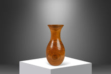 Load image into Gallery viewer, Mid-Century Organic Modern Wood-Turned Hand Sculpted Vase in Solid Honey Oak, USA, c. 1970's-ABT Modern