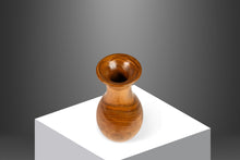 Load image into Gallery viewer, Mid-Century Organic Modern Wood-Turned Hand Sculpted Vase in Solid Honey Oak, USA, c. 1970's-ABT Modern