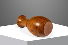 Load image into Gallery viewer, Mid-Century Organic Modern Wood-Turned Hand Sculpted Vase in Solid Honey Oak, USA, c. 1970's-ABT Modern