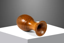 Load image into Gallery viewer, Mid-Century Organic Modern Wood-Turned Hand Sculpted Vase in Solid Honey Oak, USA, c. 1970's-ABT Modern