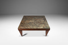 Load image into Gallery viewer, Mid-Century Post Modern Custom-Made Coffee Table w/ Granite Top in the Manner of Gio Ponti, USA, c. 1980's-ABT Modern