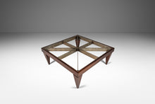 Load image into Gallery viewer, Mid-Century Post Modern Custom-Made Coffee Table w/ Granite Top in the Manner of Gio Ponti, USA, c. 1980's-ABT Modern
