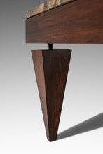 Load image into Gallery viewer, Mid-Century Post Modern Custom-Made Coffee Table w/ Granite Top in the Manner of Gio Ponti, USA, c. 1980's-ABT Modern