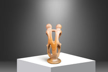 Load image into Gallery viewer, Mid-Century Post Modern "Family" Hand-Carved Marble Stone Sculpture, Kenya, c. 1980's-ABT Modern