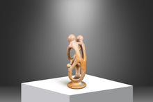 Load image into Gallery viewer, Mid-Century Post Modern "Family" Hand-Carved Marble Stone Sculpture, Kenya, c. 1980's-ABT Modern
